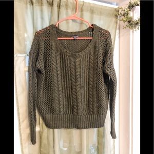 American Eagle Olive Green Sweater